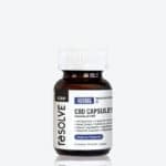 Bottle of resolveCBD 400mg Capsules