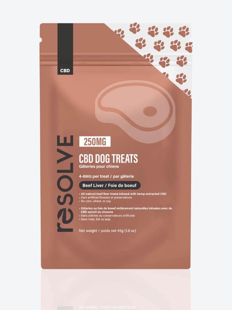 resolveCBD Beef Liver dog and cat treats